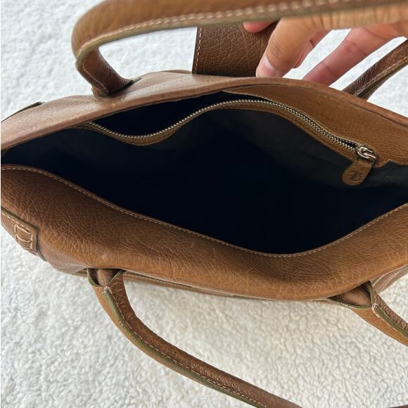 Tod's Brown Leather Buckle Satchel - Picture 6 of 6
